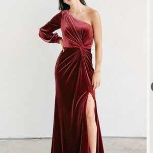 Revelry Aurora Velvet Bridesmaid Dress